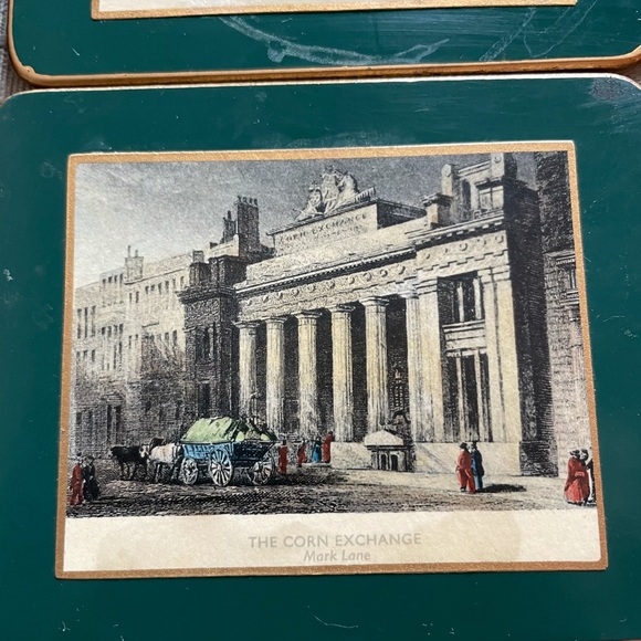 6 Vintage British Coaster Set *FAIR* - Picture 6 of 8